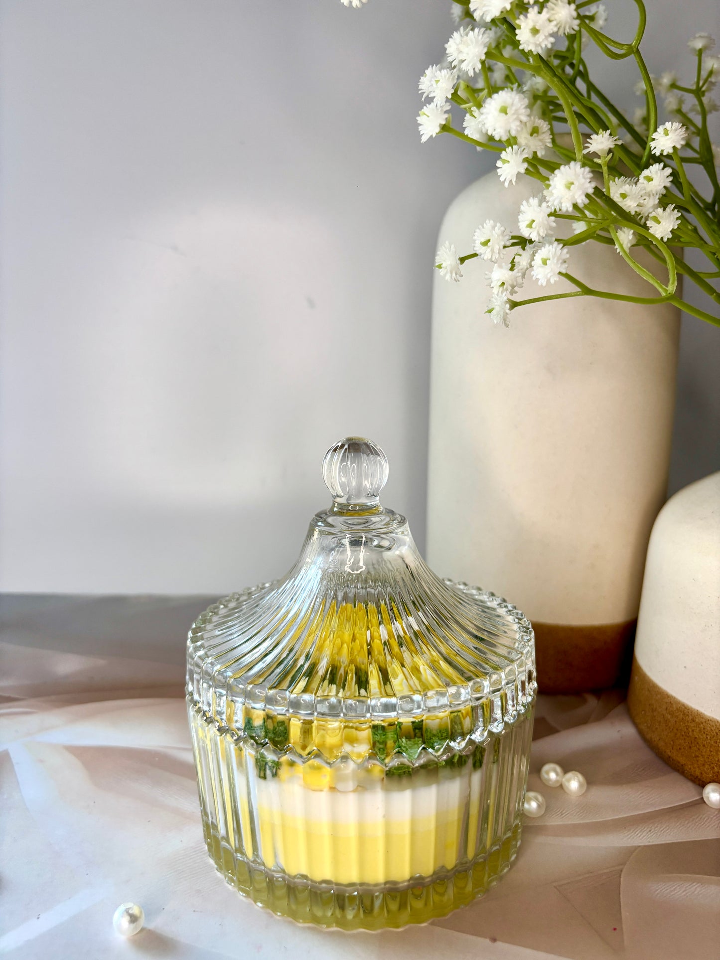 Sunlit Blossom Jar